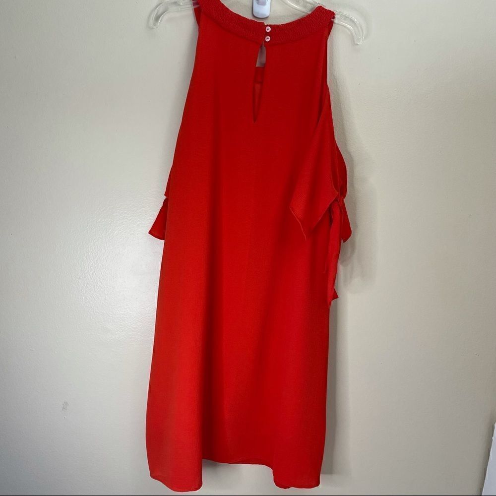 Entro | Dress/ orange/ cold shoulder - Picture 4 of 15